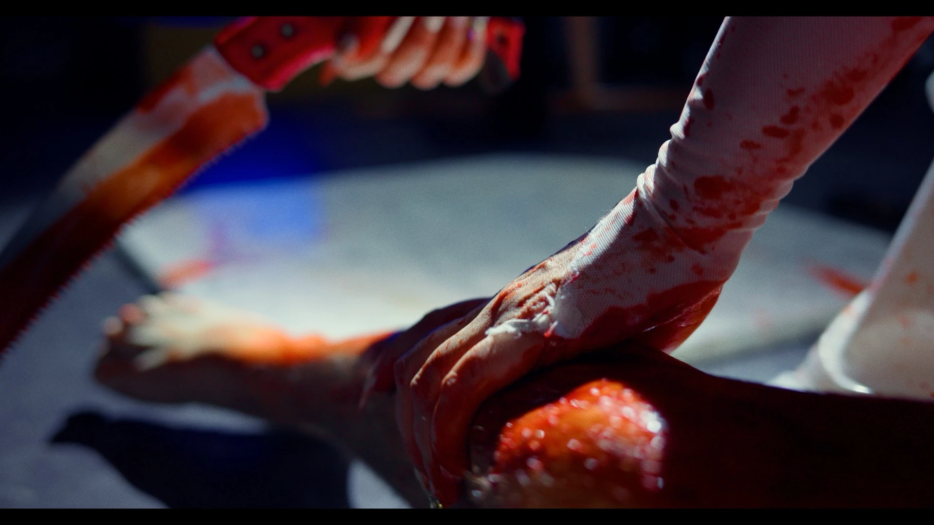 Only Snuff — color grading still by Clara Albors